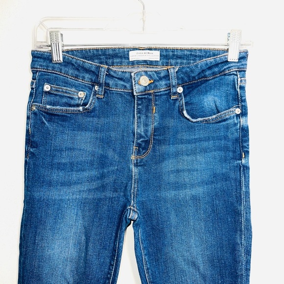 Zara Woman Premium Collection Medium Wash Mid-rise Super Skinny Jeans 4 Women’s - Picture 3 of 12